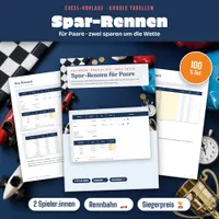 Video: Blick in Spar-Challenge für Paare als Excel-Vorlage – das Spar-Rennen