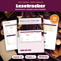 Video: Blick in Lesetracker Excel-Vorlage „Bücherwurm“ mit Leseziel und Level