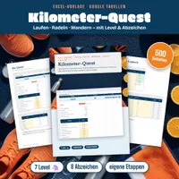 Video: Blick in Lauf-Tracker Excel-Vorlage „Kilometer-Quest“ für Lauf, Rad und Wandern