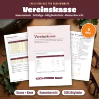Video: Blick in Vereinskasse Excel-Vorlage – Kassenbuch, Beiträge und Kassenbericht