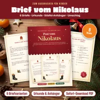 Video: Blick in Nikolausbrief zum Ausdrucken – Post vom Nikolaus für Kinder