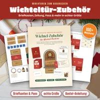Video: Blick in Wichteltür-Zubehör zum Ausdrucken – über 100 Wichtel-Miniaturen