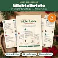 Video: Blick in Wichtelbriefe zum Ausdrucken – 24 Briefe von Wichtel Pankraz