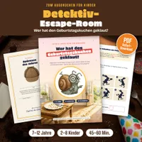 Video: Blick in Detektiv-Escape-Room – Wer hat den Geburtstagskuchen geklaut?