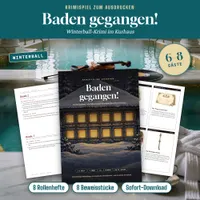 Video: Blick in Winter-Krimispiel zum Ausdrucken – Baden gegangen!