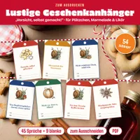 Video: Blick in Lustige Geschenkanhänger zum Ausdrucken – Vorsicht, selbst gemacht!