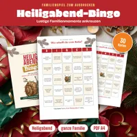 Video: Blick in Weihnachtsbingo zum Ausdrucken – Heiligabend-Bingo für die Familie