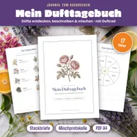 Video: Blick in Dufttagebuch zum Ausdrucken – Düfte entdecken, beschreiben und mischen