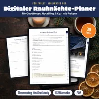 Video: Blick in Digitaler Rauhnächte-Planer fürs Tablet – mit Reitern und Links