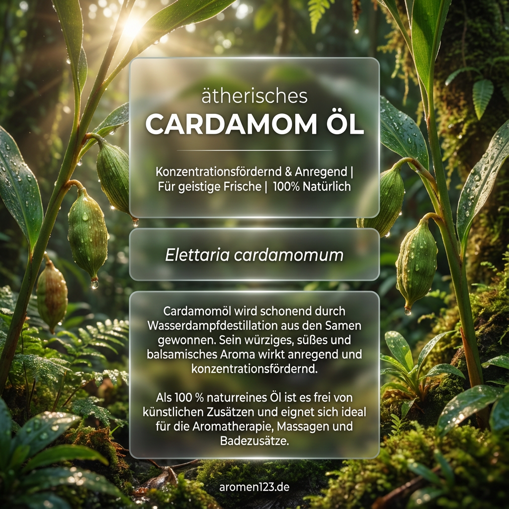 Ätherisches Cardamomenöl EU - Elettaria cardamomum