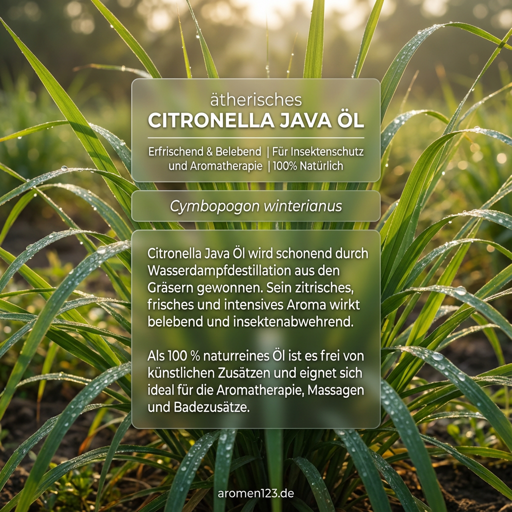 Citronellaöl Java - Ätherisches Öl 100% naturrein Citronellaöl Java - Ätherisches Öl 100% naturrein