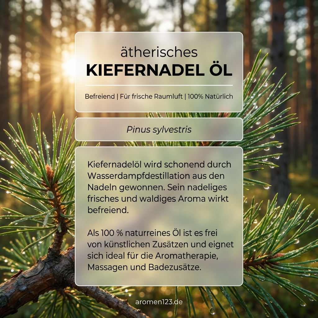 Kiefernadelöl EU - Ätherisches Öl Pinus sylvestris naturrein Kiefernadelöl EU - Ätherisches Öl Pinus sylvestris naturrein