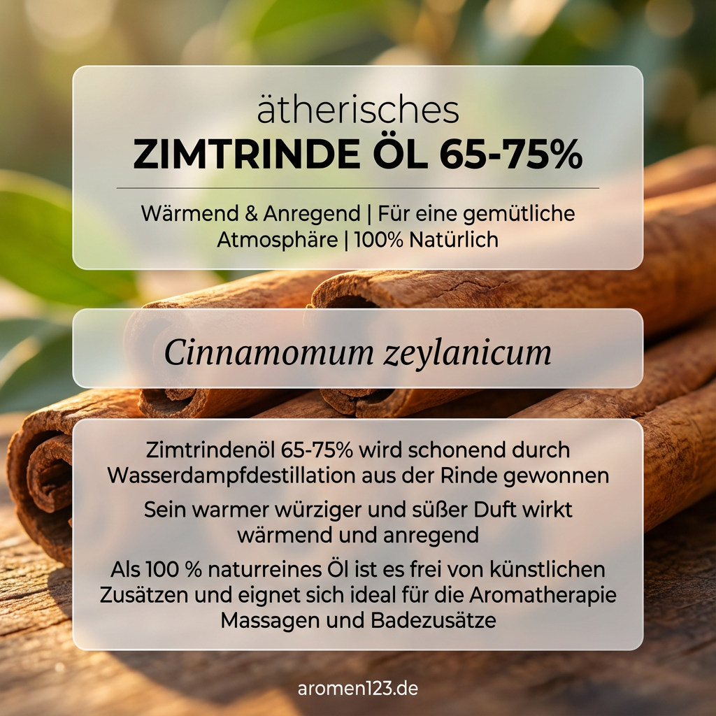 Zimtrindenöl ätherisch 65-75% Ceylon - Cinnamomum zeylanicum