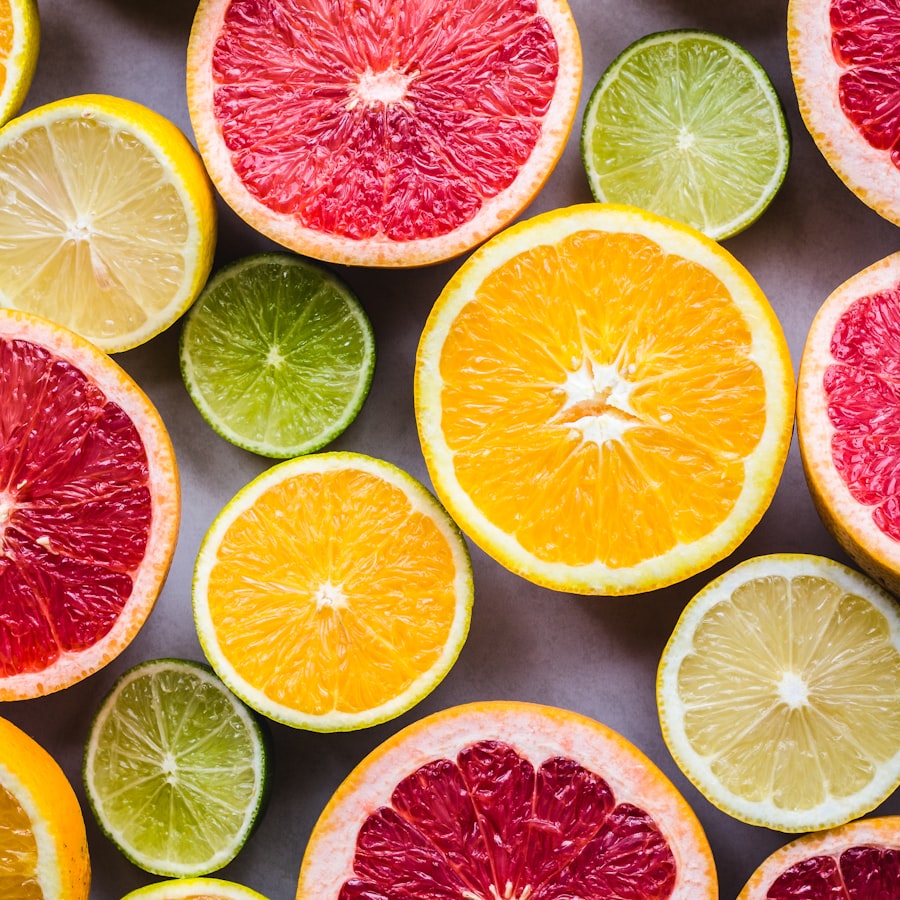 Frische Zitrusfrüchte – Orange und Zitrone