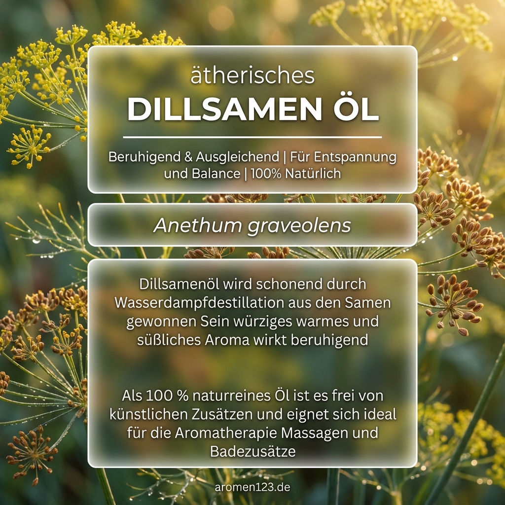 Ätherisches Dillsamenöl - Anethum graveolens aus EU