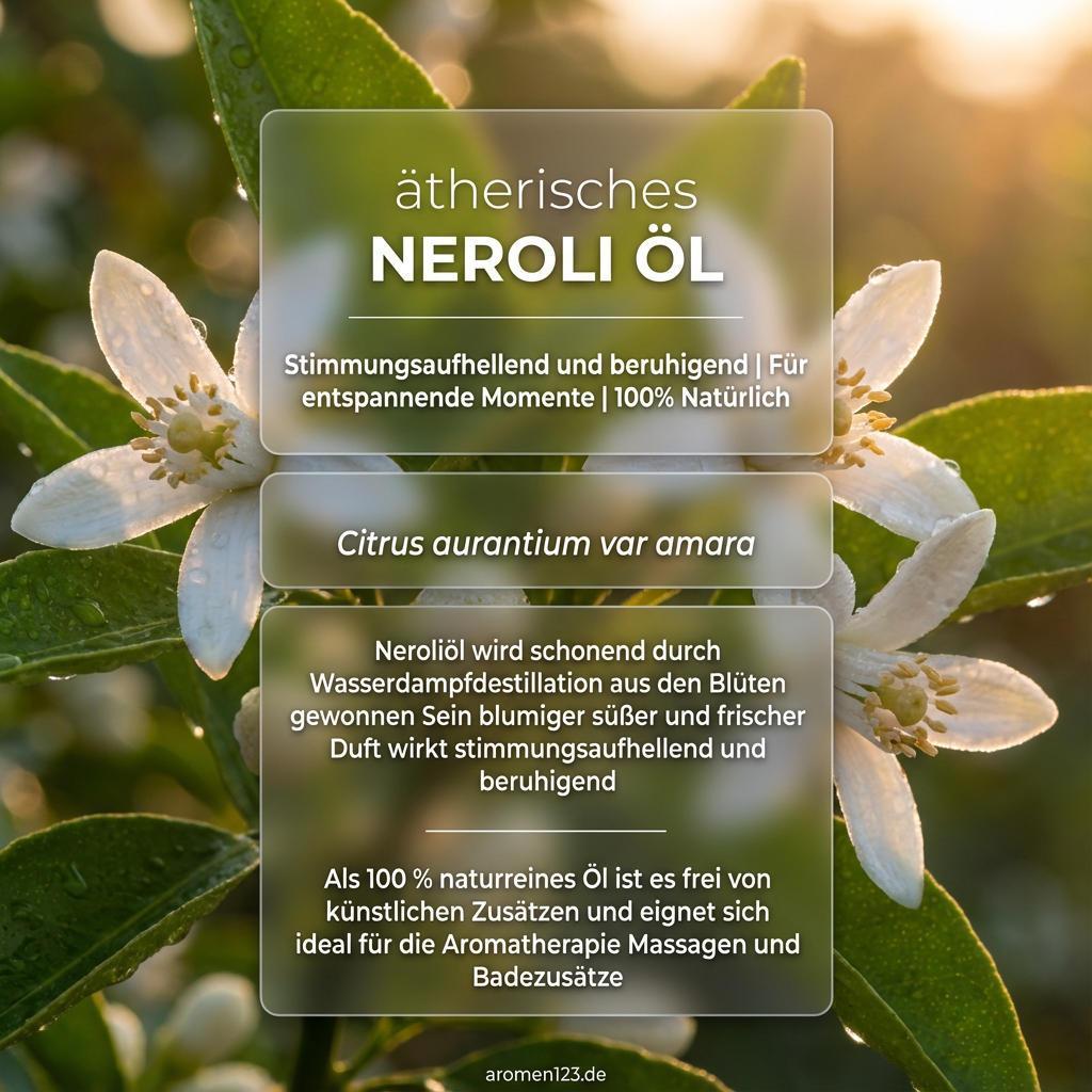 Neroliöl ätherisch 10ml - Premium Qualität aus EU Neroliöl ätherisch 10ml - Premium Qualität aus EU