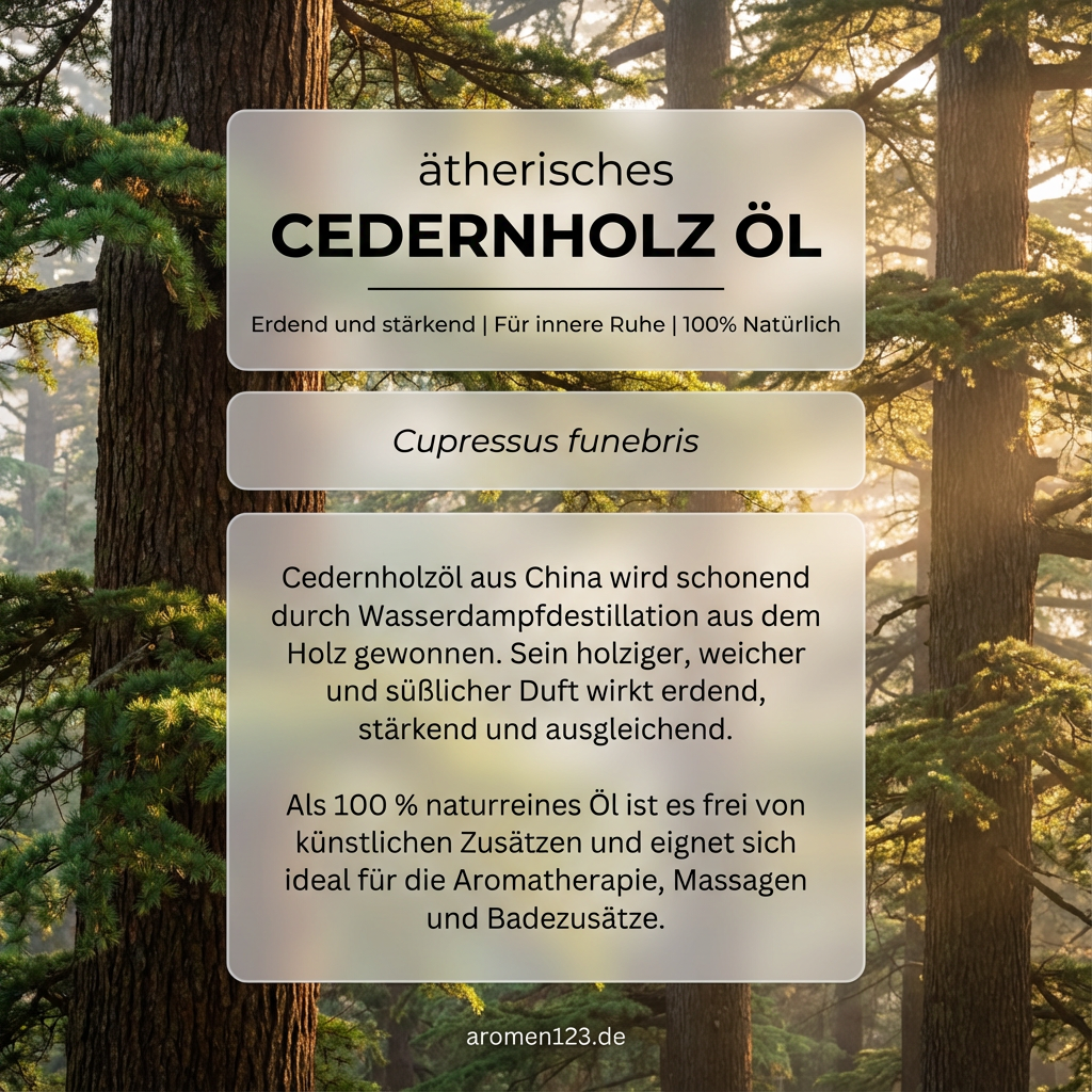 Ätherisches Cedernholzöl Chinesisch - Cupressus funebris