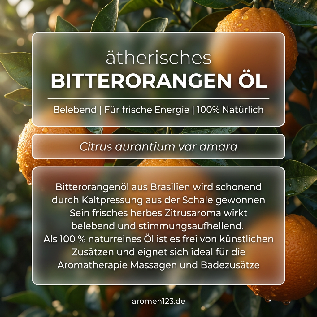 Orangenöl bitter brasilianisch 10ml - Ätherisches Citrus aurantium Öl