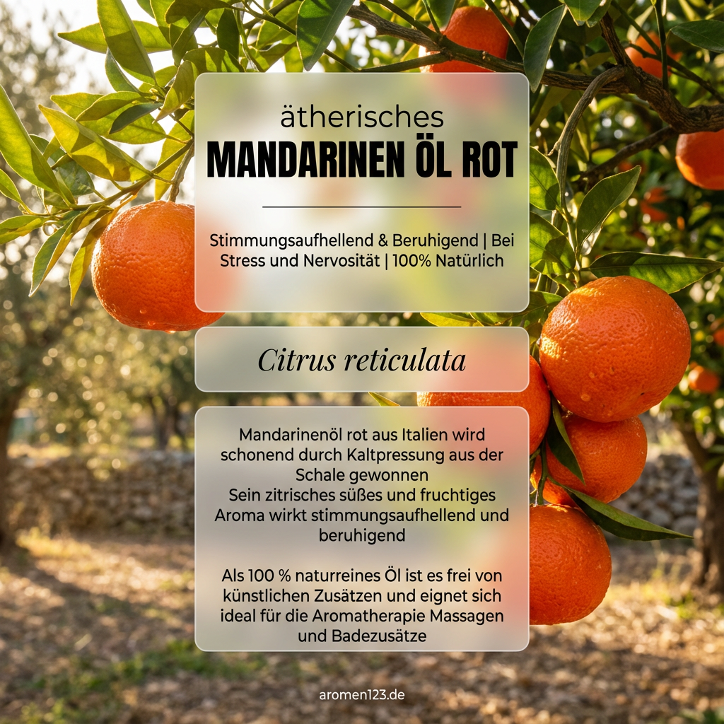 Mandarinenöl rot italienisch - Ätherisches Öl Citrus reticulata