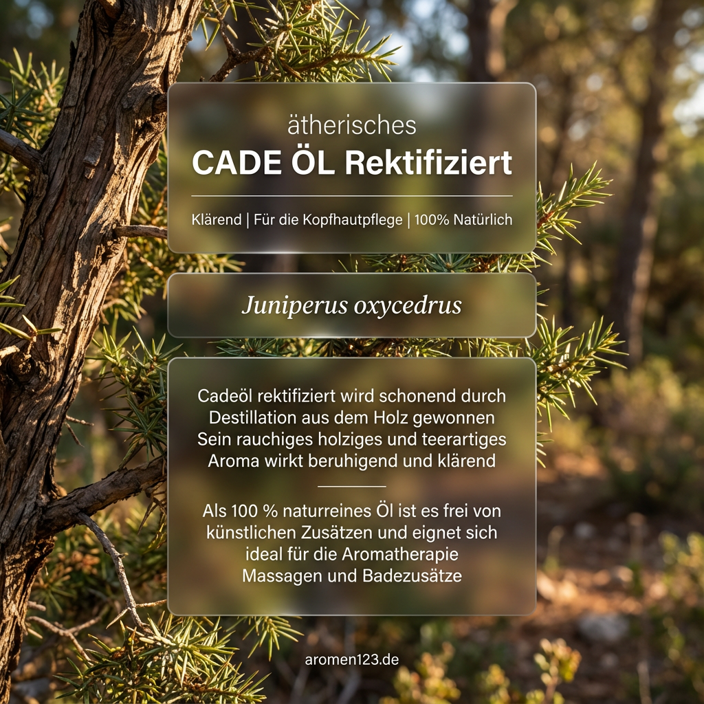 Cadeöl rektifiziert - Ätherisches Öl Juniperus oxycedrus