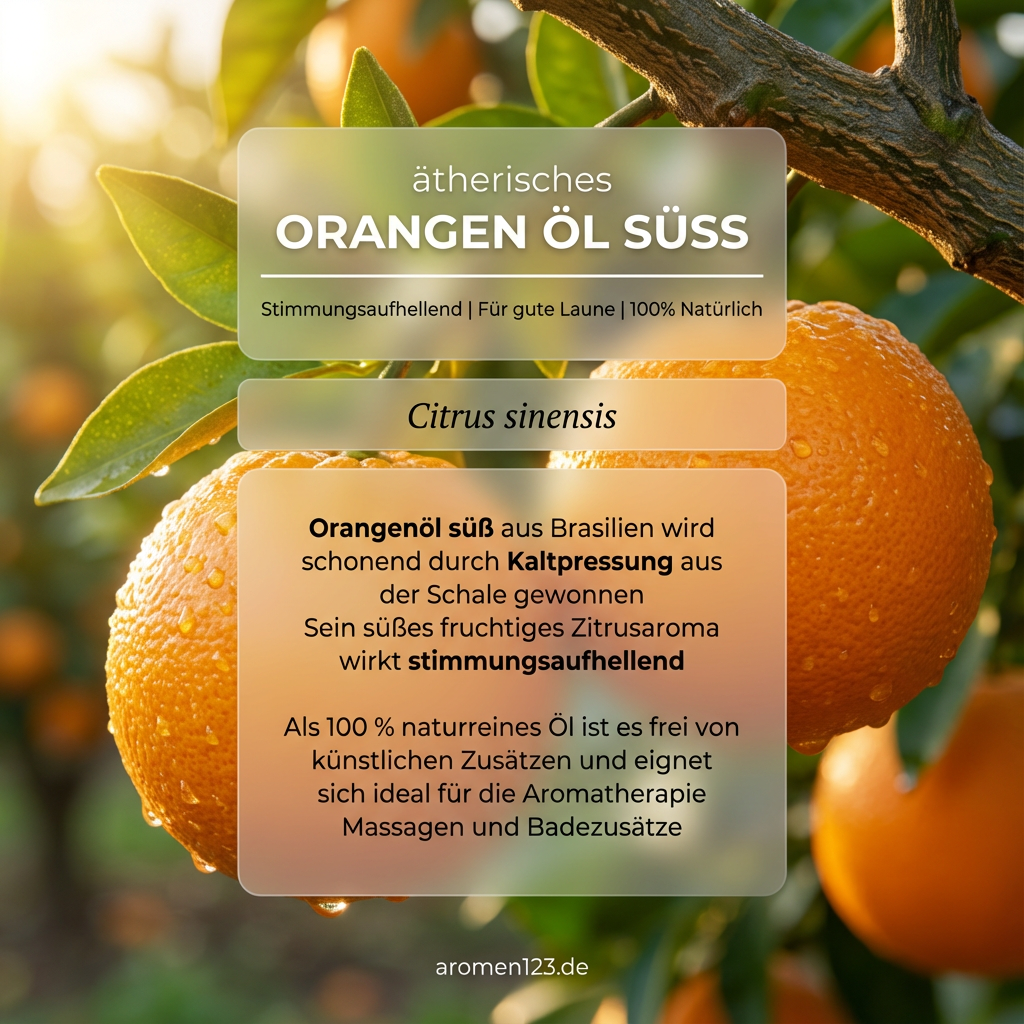 Ätherisches Orangenöl süß - Brasilianisch (Citrus sinensis)