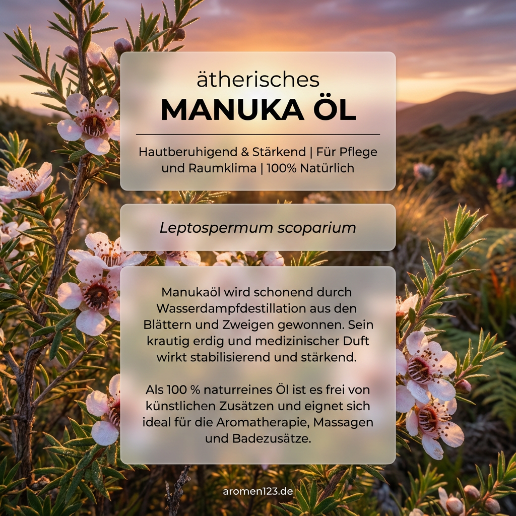 Ätherisches Manukaöl EU - Leptospermum scoparium
