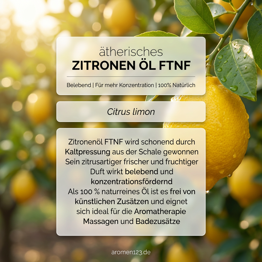 Zitronenöl FTNF - From The Named Fruit Duftöl Citrus limon